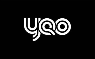 YEO Yaratıcı Eşsiz Modern Harf Logosu Tasarımı. Benzersiz bir harf dizaynına sahip stilize logo, soyut minimalist estetik ve modern cazibe sunar.