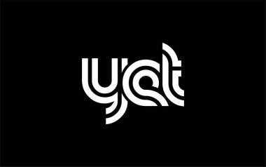 Henüz Yaratıcı Eşsiz Modern Harf Logosu Tasarımı. Benzersiz bir harf dizaynına sahip stilize logo, soyut minimalist estetik ve modern cazibe sunar.