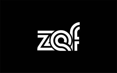 ZEF Yaratıcı Eşsiz Modern Harf Logosu Tasarımı. Benzersiz bir harf dizaynına sahip stilize logo, soyut minimalist estetik ve modern cazibe sunar.
