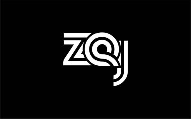 ZEJ Yaratıcı Eşsiz Modern Harf Logosu Tasarımı. Benzersiz bir harf dizaynına sahip stilize logo, soyut minimalist estetik ve modern cazibe sunar.