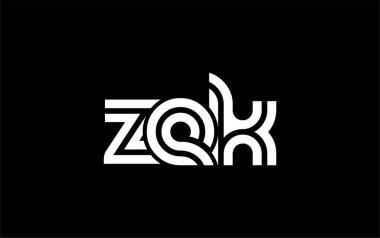 ZEK Yaratıcı Eşsiz Modern Harf Logosu Tasarımı. Benzersiz bir harf dizaynına sahip stilize logo, soyut minimalist estetik ve modern cazibe sunar.