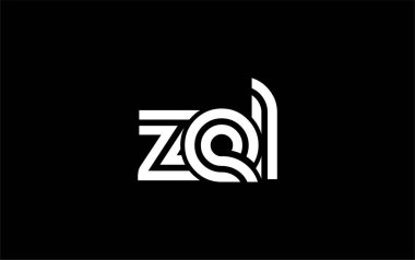 ZEL Yaratıcı Eşsiz Modern Harf Logosu Tasarımı. Benzersiz bir harf dizaynına sahip stilize logo, soyut minimalist estetik ve modern cazibe sunar.