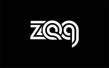 ZEQ Yaratıcı Eşsiz Modern Harf Logosu Tasarımı. Benzersiz bir harf dizaynına sahip stilize logo, soyut minimalist estetik ve modern cazibe sunar.
