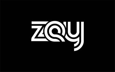 ZEY Yaratıcı Eşsiz Modern Harf Logosu Tasarımı. Benzersiz bir harf dizaynına sahip stilize logo, soyut minimalist estetik ve modern cazibe sunar.