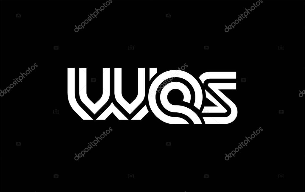 WES Creative Unique Modern Letter Logo Design. Stylized logo featuring a unique letter design, presenting abstract minimalist aesthetics and modern appeal.
