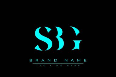 SBG soyut harf logosu tasarımı. Bu logo üç soyut harf tarafından tasarlanmıştır..