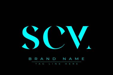 SCM soyut harf logosu tasarımı. Bu logo üç soyut harf tarafından tasarlanmıştır..