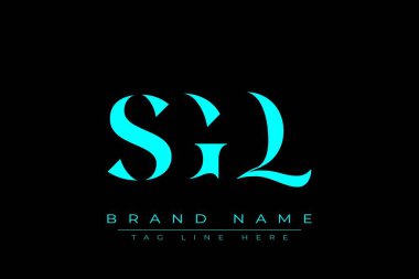 SGQ soyut harf logosu tasarımı. Bu logo üç soyut harf tarafından tasarlanmıştır..