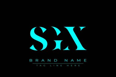 SGX soyut harf logosu tasarımı. Bu logo üç soyut harf tarafından tasarlanmıştır..