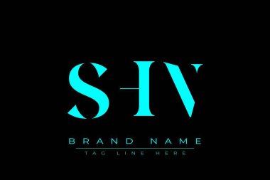SHN soyut harf logosu tasarımı. Bu logo üç soyut harf tarafından tasarlanmıştır..