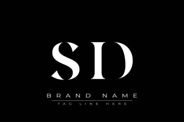 SID soyut harf logosu tasarımı. Bu logo üç soyut harf tarafından tasarlanmıştır..