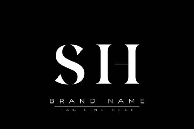 SIH soyut harf logosu tasarımı. Bu logo üç soyut harf tarafından tasarlanmıştır..