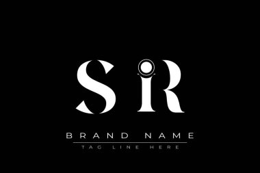 SIR soyut harf logosu tasarımı. Bu logo üç soyut harf tarafından tasarlanmıştır..