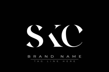 SKC soyut harf logosu tasarımı. Bu logo üç soyut harf tarafından tasarlanmıştır..