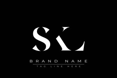 SKL soyut harf logo tasarımı. Bu logo üç soyut harf tarafından tasarlanmıştır..