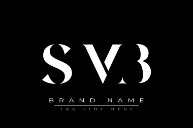 SMB soyut harf logosu tasarımı. Bu logo üç soyut harf tarafından tasarlanmıştır..