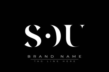 SOY soyut harf logosu tasarımı. Bu logo üç soyut harf tarafından tasarlanmıştır..