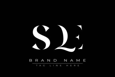 SQE soyut harf logosu tasarımı. Bu logo üç soyut harf tarafından tasarlanmıştır..