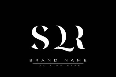 SQR soyut harf logosu tasarımı. Bu logo üç soyut harf tarafından tasarlanmıştır..