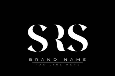 SRS soyut harf logosu tasarımı. Bu logo üç soyut harf tarafından tasarlanmıştır..
