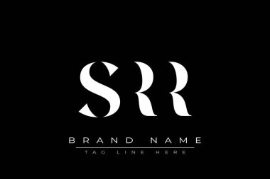 SRR soyut harf logosu tasarımı. Bu logo üç soyut harf tarafından tasarlanmıştır..