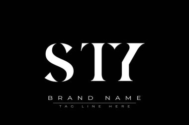 STY soyut harf logosu tasarımı. Bu logo üç soyut harf tarafından tasarlanmıştır..