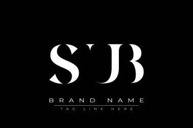 SubB soyut harf logosu tasarımı. Bu logo üç soyut harf tarafından tasarlanmıştır..
