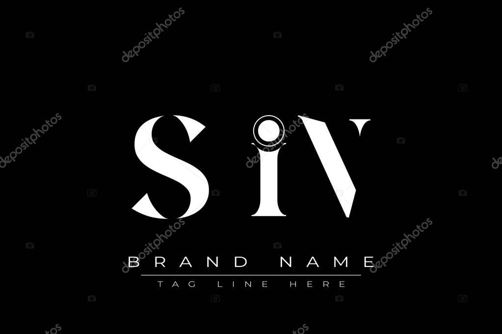 SIN abstract letter logo design. This logo is designed by three abstract letters.