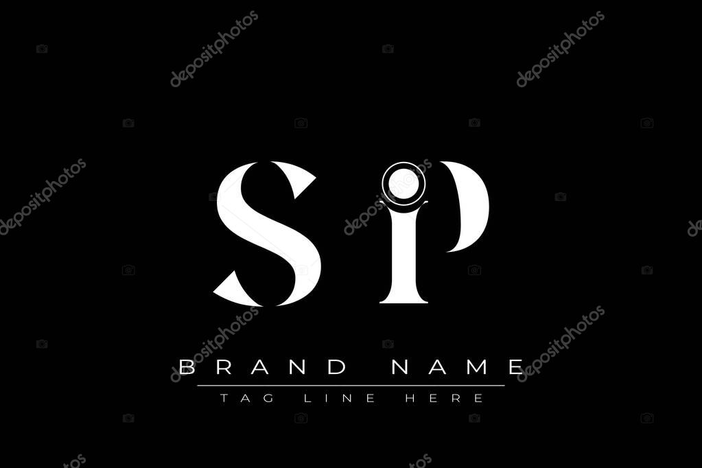 SIP abstract letter logo design. This logo is designed by three abstract letters.