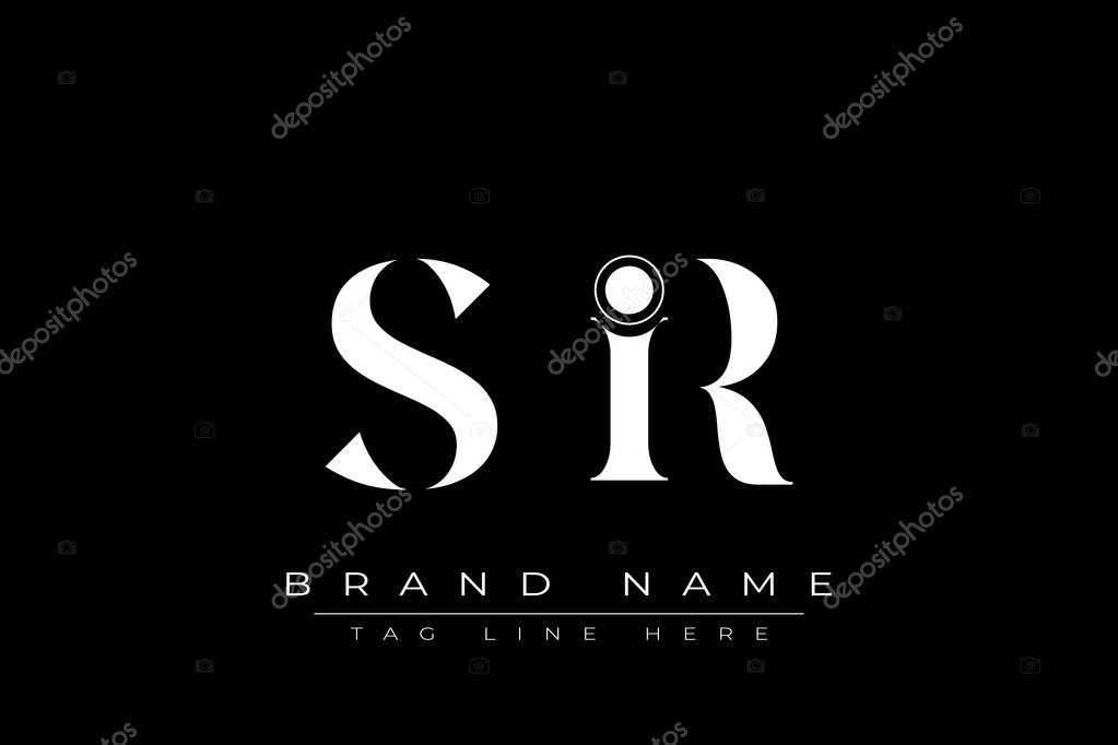 SIR abstract letter logo design. This logo is designed by three abstract letters.