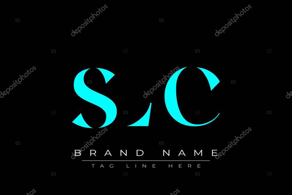 SLC abstract letter logo design. This logo is designed by three abstract letters.