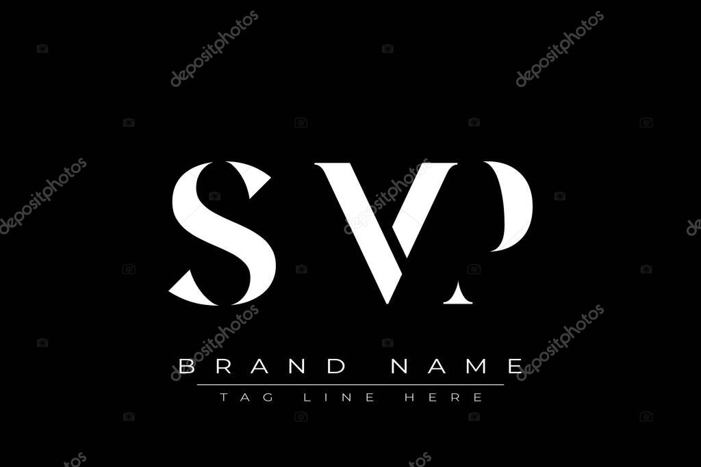 SMP abstract letter logo design. This logo is designed by three abstract letters.