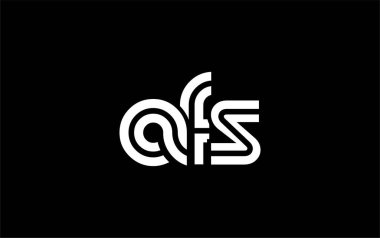 AFS Yaratıcı Eşsiz Modern Harf Logosu Tasarımı. Benzersiz bir harf dizaynına sahip stilize logo, soyut minimalist estetik ve modern cazibe sunar.