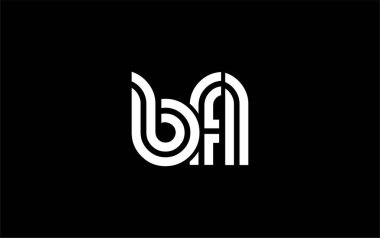 BFL Yaratıcı Eşsiz Modern Harf Logosu Tasarımı. Benzersiz bir harf dizaynına sahip stilize logo, soyut minimalist estetik ve modern cazibe sunar.