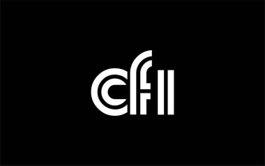 CFI Yaratıcı Eşsiz Modern Harf Logosu Tasarımı. Benzersiz bir harf dizaynına sahip stilize logo, soyut minimalist estetik ve modern cazibe sunar.