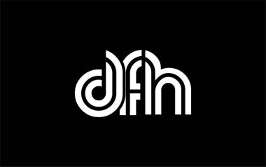 JH harf logosu vektör grafikli yaratıcı tasarım