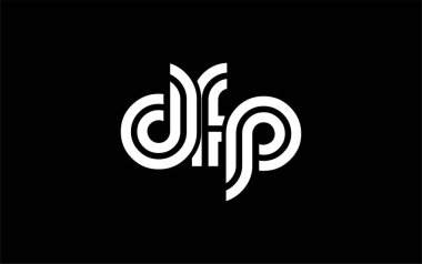 FFD Yaratıcı Eşsiz Modern Harf Logosu Tasarımı. Benzersiz bir harf dizaynına sahip stilize logo, soyut minimalist estetik ve modern cazibe sunar.