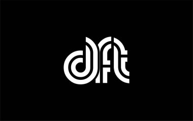FFH Yaratıcı Eşsiz Modern Harf Logosu Tasarımı. Benzersiz bir harf dizaynına sahip stilize logo, soyut minimalist estetik ve modern cazibe sunar.