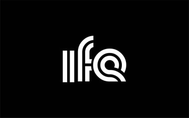 IFE Yaratıcı Eşsiz Modern Harf Logosu Tasarımı. Benzersiz bir harf dizaynına sahip stilize logo, soyut minimalist estetik ve modern cazibe sunar.