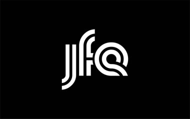 JFE Yaratıcı Eşsiz Modern Harf Logosu Tasarımı. Benzersiz bir harf dizaynına sahip stilize logo, soyut minimalist estetik ve modern cazibe sunar.