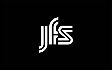 JFS Yaratıcı Eşsiz Modern Harf Logosu Tasarımı. Benzersiz bir harf dizaynına sahip stilize logo, soyut minimalist estetik ve modern cazibe sunar.