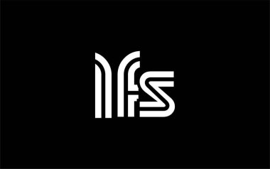 LFS Yaratıcı Eşsiz Modern Harf Logosu Tasarımı. Benzersiz bir harf dizaynına sahip stilize logo, soyut minimalist estetik ve modern cazibe sunar.