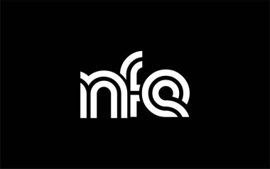 NFE Yaratıcı Eşsiz Modern Harf Logosu Tasarımı. Benzersiz bir harf dizaynına sahip stilize logo, soyut minimalist estetik ve modern cazibe sunar.