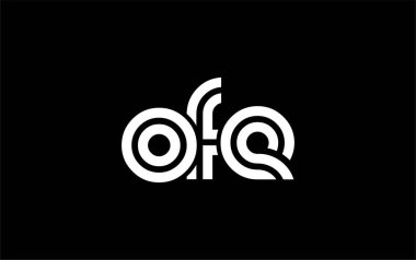 OFE Yaratıcı Eşsiz Modern Harf Logosu Tasarımı. Benzersiz bir harf dizaynına sahip stilize logo, soyut minimalist estetik ve modern cazibe sunar.