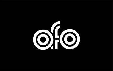 OFO Yaratıcı Eşsiz Modern Harf Logosu Tasarımı. Benzersiz bir harf dizaynına sahip stilize logo, soyut minimalist estetik ve modern cazibe sunar.