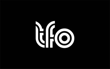 TFO Yaratıcı Eşsiz Modern Harf Logosu Tasarımı. Benzersiz bir harf dizaynına sahip stilize logo, soyut minimalist estetik ve modern cazibe sunar.