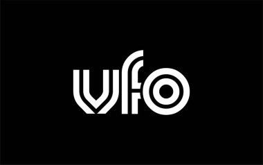 VFO Yaratıcı Eşsiz Modern Harf Logosu Tasarımı. Benzersiz bir harf dizaynına sahip stilize logo, soyut minimalist estetik ve modern cazibe sunar.