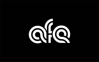 AFE Yaratıcı Eşsiz Modern Harf Logosu Tasarımı. Benzersiz bir harf dizaynına sahip stilize logo, soyut minimalist estetik ve modern cazibe sunar.