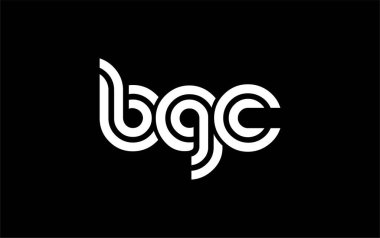 BGC Yaratıcı Eşsiz Modern Harf Logosu Tasarımı. Benzersiz bir harf dizaynına sahip stilize logo, soyut minimalist estetik ve modern cazibe sunar.