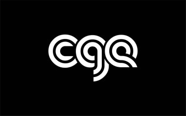 CGE Yaratıcı Eşsiz Modern Harf Logosu Tasarımı. Benzersiz bir harf dizaynına sahip stilize logo, soyut minimalist estetik ve modern cazibe sunar.